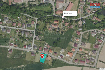 Prodej pozemku k bydlení, 1116 m², Chlístov - 9