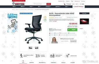 Kancelářská židle - SIDIZ Pc 15 800,- - 9
