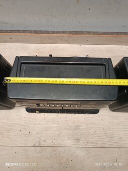 Retro rádio sanyo dvojče kazeťák - 9