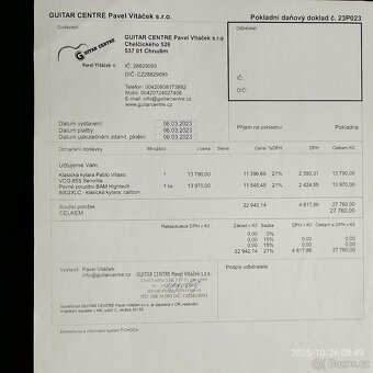 Klasická kytara Pablo Vitaso - 9