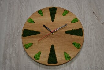 Dřevěné hodiny, mechové hodiny - 9