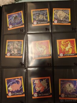 Pokémon album stickers - 9