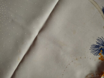 Vánoční ubrusy a dečky modro/žluté - 9