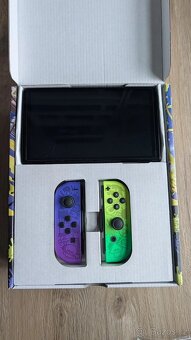 Nintendo Switch OLED – Splatoon 3 edice + 128GB SSD karta - 9