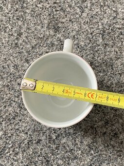 hrnek hrneček porcelán retro porcelán hrnek podšálek koflík - 9
