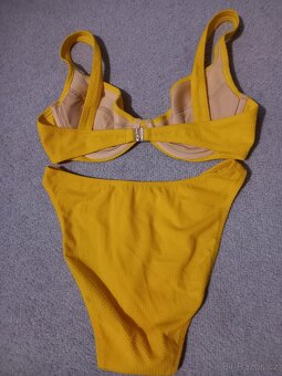 Dámské bikiny plavky 38 B modré, zelené, žluté - 9