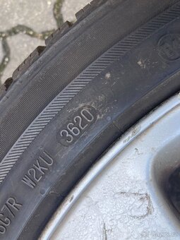 Alu disky 5x120 z vozu BMW řada 3, pneu zimní - 9