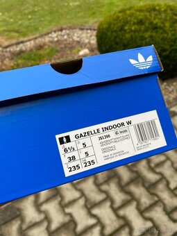 💚 Adidas Gazelle Indoor Ash Green - 9