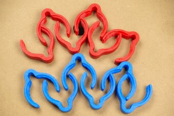 Klipy na prichytenie el. kábla k Bosch GAS hadici vysávačov - 9