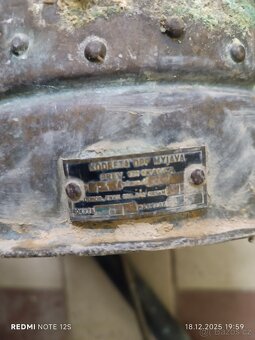 Retro starý mosazný měděný postřikovač - 9