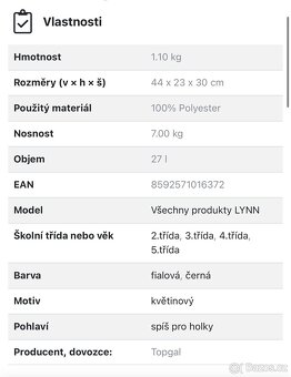 Školní batoh/aktovka Topgal 4.-5.třída - 9