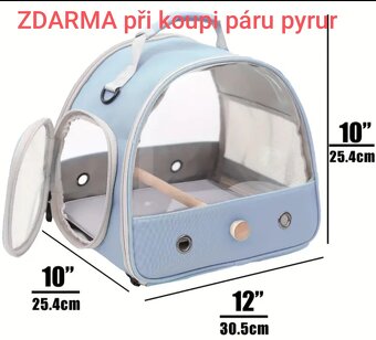 Pyrura zelenolící + klece - 9