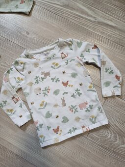Set triček Lindex 92 - farma, dopravní stroje - 9