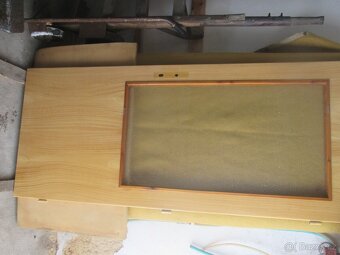 3x starší dveře-2x80P,proskl.1x90P.proskl."fládrované,pěkné - 9