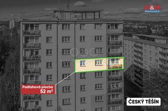 Prodej bytu 2+1, 52 m², Český Těšín, ul. Hrabinská - 9
