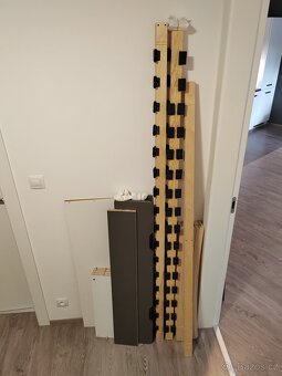 Postel s LED osvětlením FINO - grafitová, 180x200 cm - 9