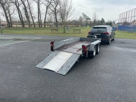 Bržděný přívěs na bagr 2700 kg, IFOR WILLIAMS, listová pera - 9