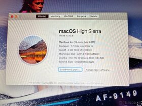 MacBook AIR 13 inch, i5 ,1.7GHz ,4GB RAM/,128GB SSD - 9