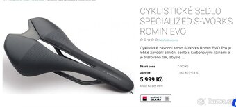 sedlo Specialized S-Works Romin Evo / TOP STAV - 9