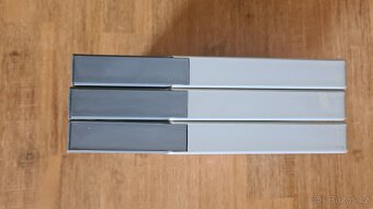Tři cívky AGFA 18 cm s originální páskou v plastové krabičce - 9