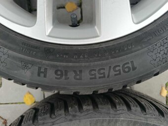 Al 16" kola Renault + zimní pneu 195/55 R16 - 9