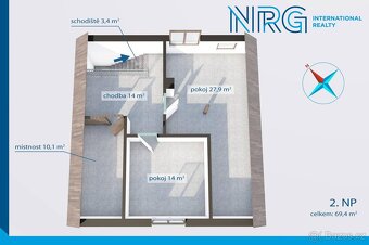 Prodej rodinného domu 4+1 143 m2, pozemek 2 869 m2, Kůzová, - 9