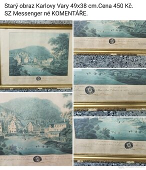 Staré obrazy .Ceny a rozměry u fotografie. - 9