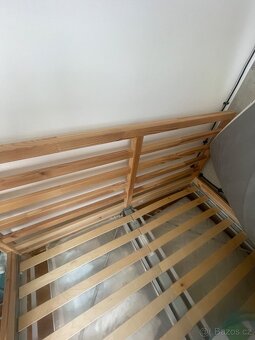 Postel 140x200 vc. rostu, matrace a ochrany matrace - 9
