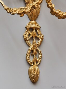 Luxusní nástěnné lampy neoklasicistní – zlacený bronz - 9