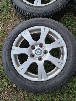 Octavia 3 zimní kola pneumatiky komplet 205/55 R16 - 9