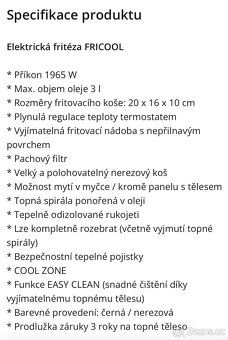 ETA fritéza Fricool - 9