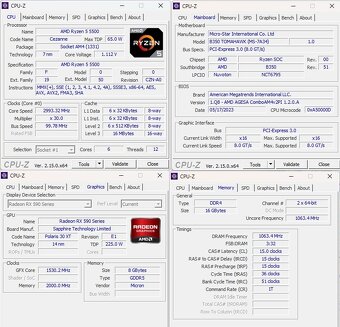 Herní PC - Ryzen 5 5500/GPU 8GB/ 16GB DDR4 / 2x SSD / W11 - 9