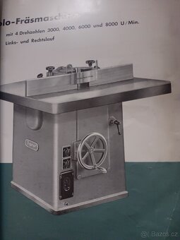 Vybavení truhlářské dílny,fréza,dlabačka,bruska. - 9