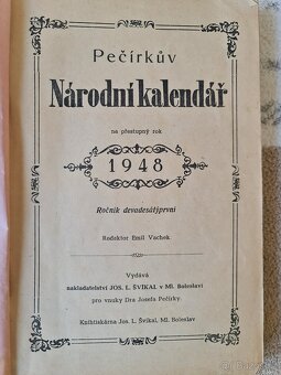 Pečírkovy Národní kalendáře - 9