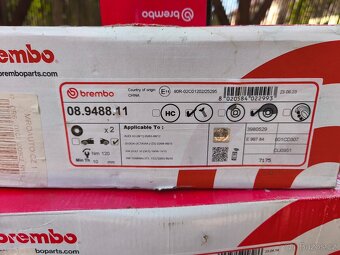 Kompletní sada brzd Brembo - 9
