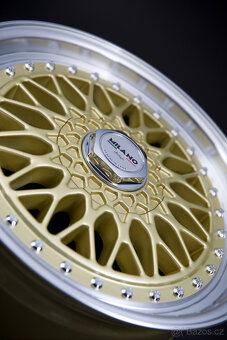 Alu kola 16" 4x100/108 Riccardo silver/gold - 9