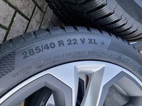 22″ 5×112 AUDI Q8 / SQ8 + 285/40R22 CONTINENTAL zimné NEW - 9