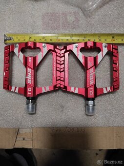 Duralové široké pedály ALU 7075 - 9