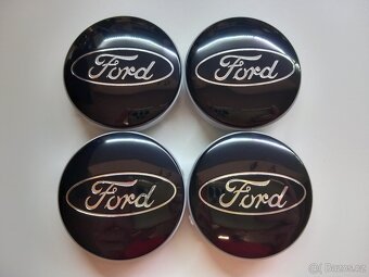 Středové krytky Ford, 54x52mm Black - 9