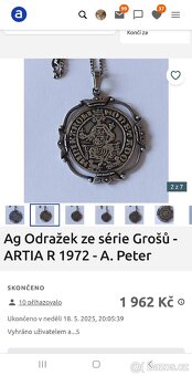 Ag Odražek ze série Grošů - ARTIA R 1972 - A. Peter - 9