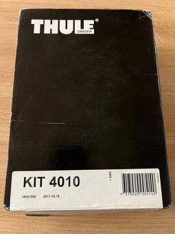 Thule střešní nosiče + 2x nosič kol + patky 753 a 757 - 9