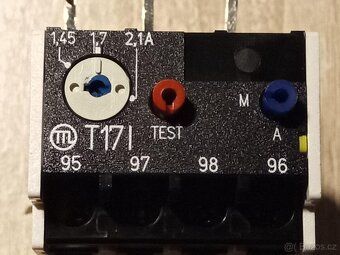 Tepelné nadproudové relé Elektropřístroj T17 I - 9