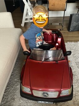 Šlapací kabriolet autíčko Mercedes Benz 500 SL Milano - 9