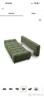 Rozkládací Pohovka s uloženým prostorem, trojmístna, 215 sm - 9