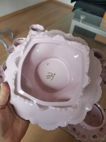 13ks Růžový porcelán H&C - 9