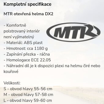Pánská helma na motorku/ skútr - 9