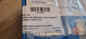 Epever solární regulátor, 12/24V, 20A nový - 9