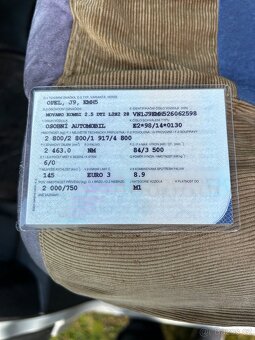 Opel Movano 2.5dti 6 mist - 9