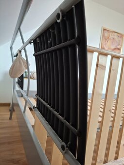 Kovová postel 220X80 s roštem - 9