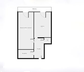 Pronájem 2+kk, Praha-Řeporyje, Wiesenthalova - 9